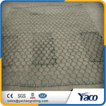 El PVC cubrió el precio hexagonal galvanizado galvanizado del gabion de la malla de alambre 3 * 1 * 1m doble giro